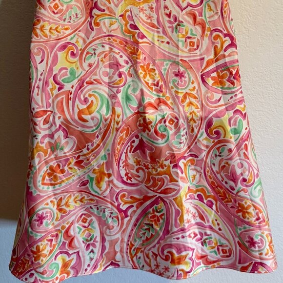 Lauren Ralph Lauren Double Strap Night Gown Size Large Colorful - Picture 4 of 12